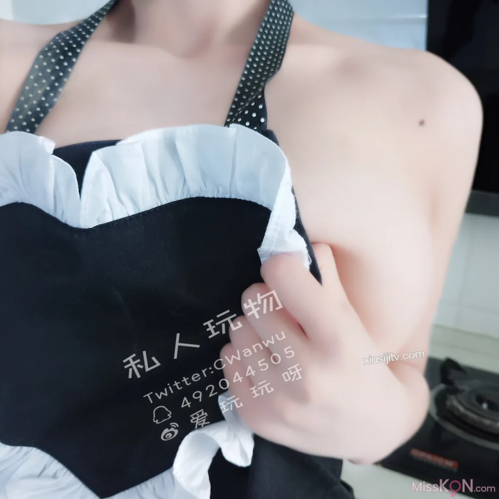 Coser@私人玩物: 性感女仆厨娘 (38 photos + 2 videos)