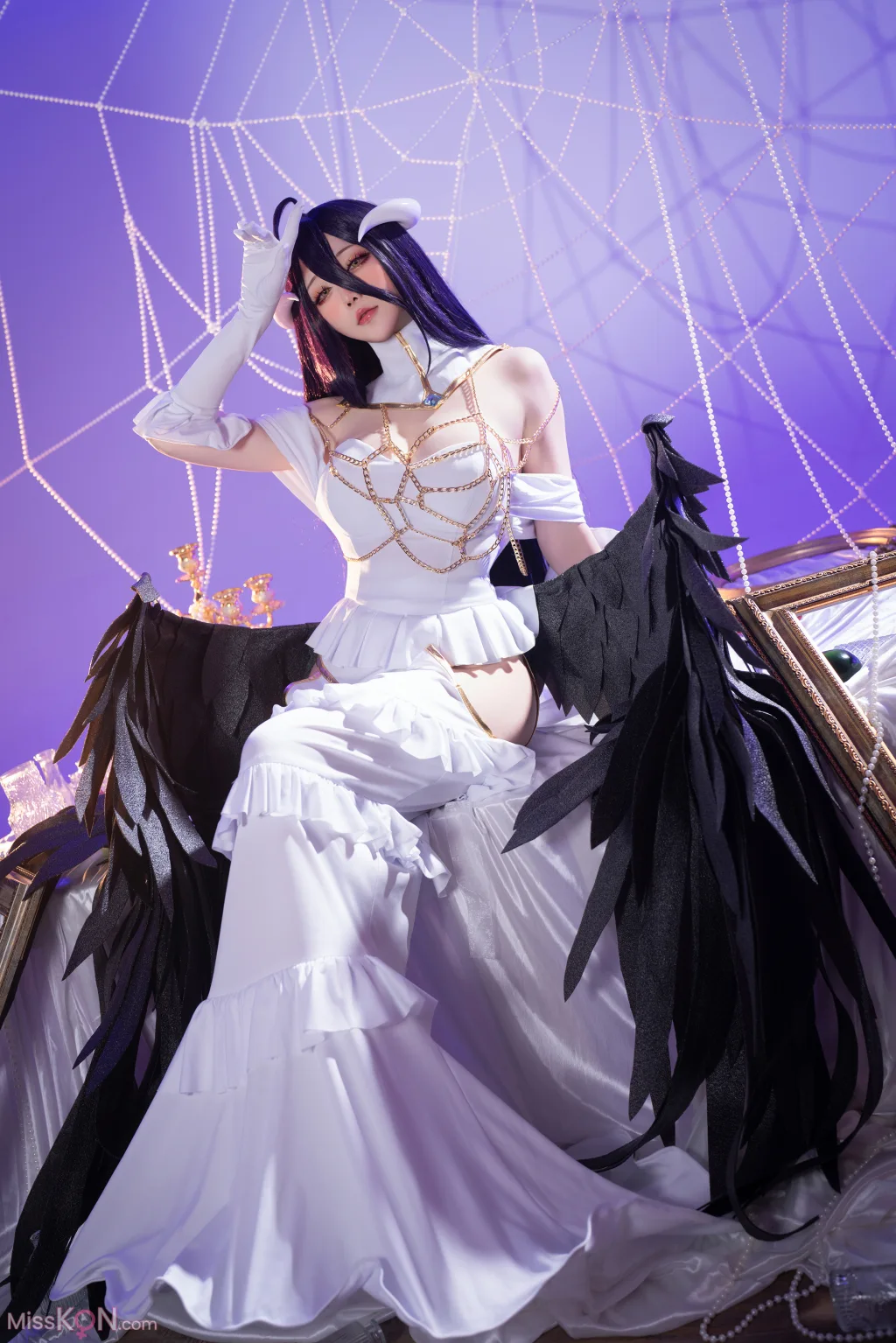 Coser@星之迟迟Hoshilily: Overlord 雅儿贝德 (39 photos)