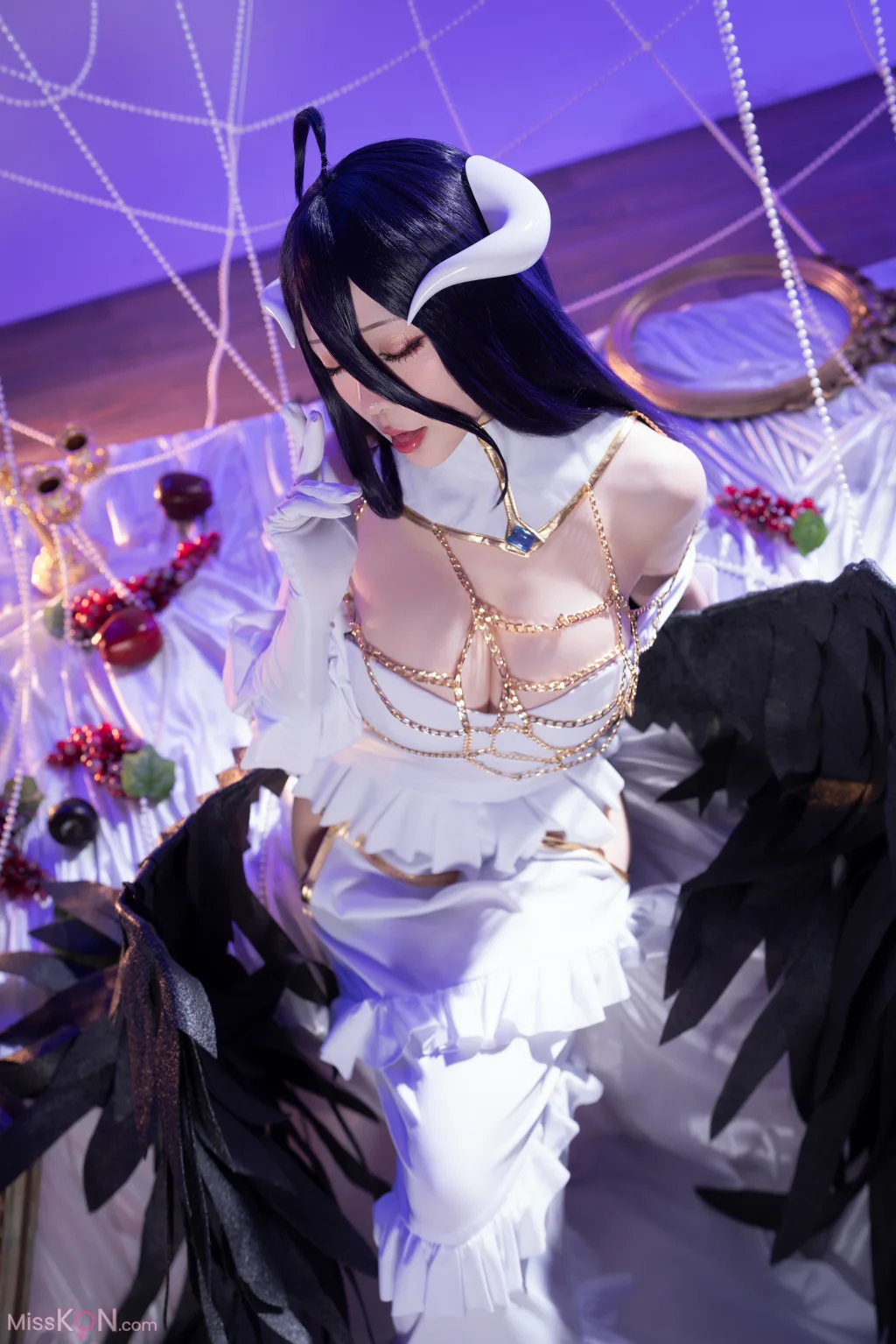 Coser@星之迟迟Hoshilily: Overlord 雅儿贝德 (39 photos)