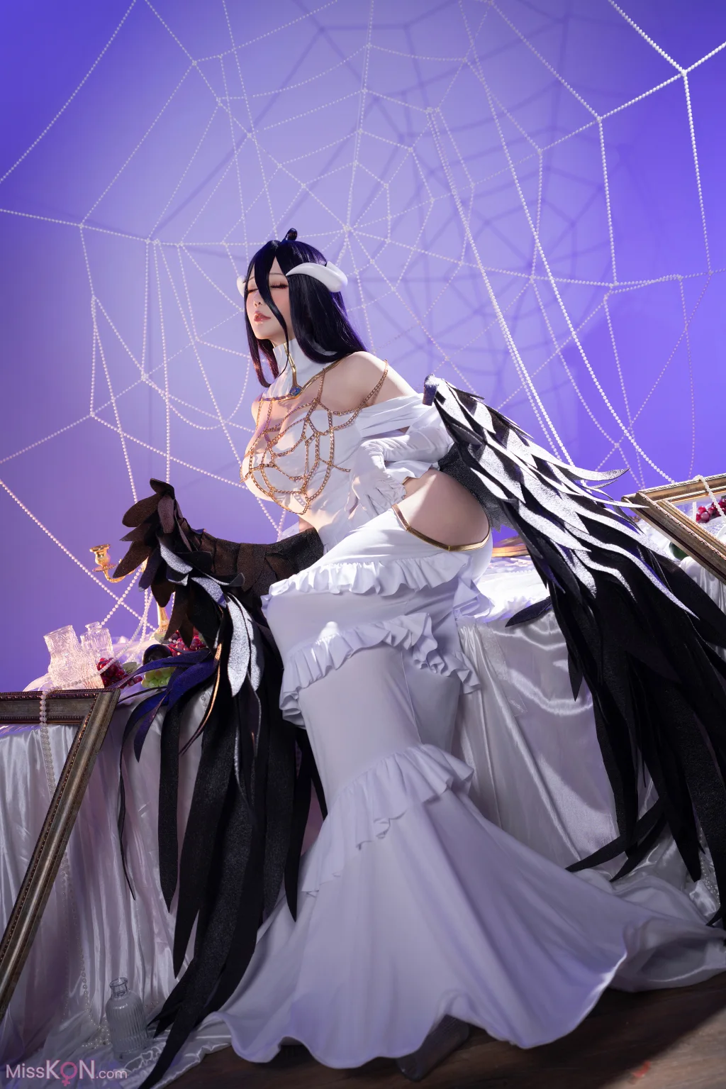 Coser@星之迟迟Hoshilily: Overlord 雅儿贝德 (39 photos)