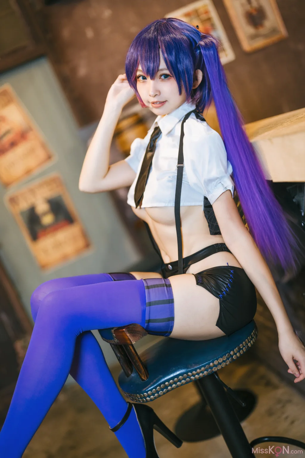 Coser@慕慕Momo: 小惡魔的魅惑之吻-魔太郎 (47 photos) – Page 4