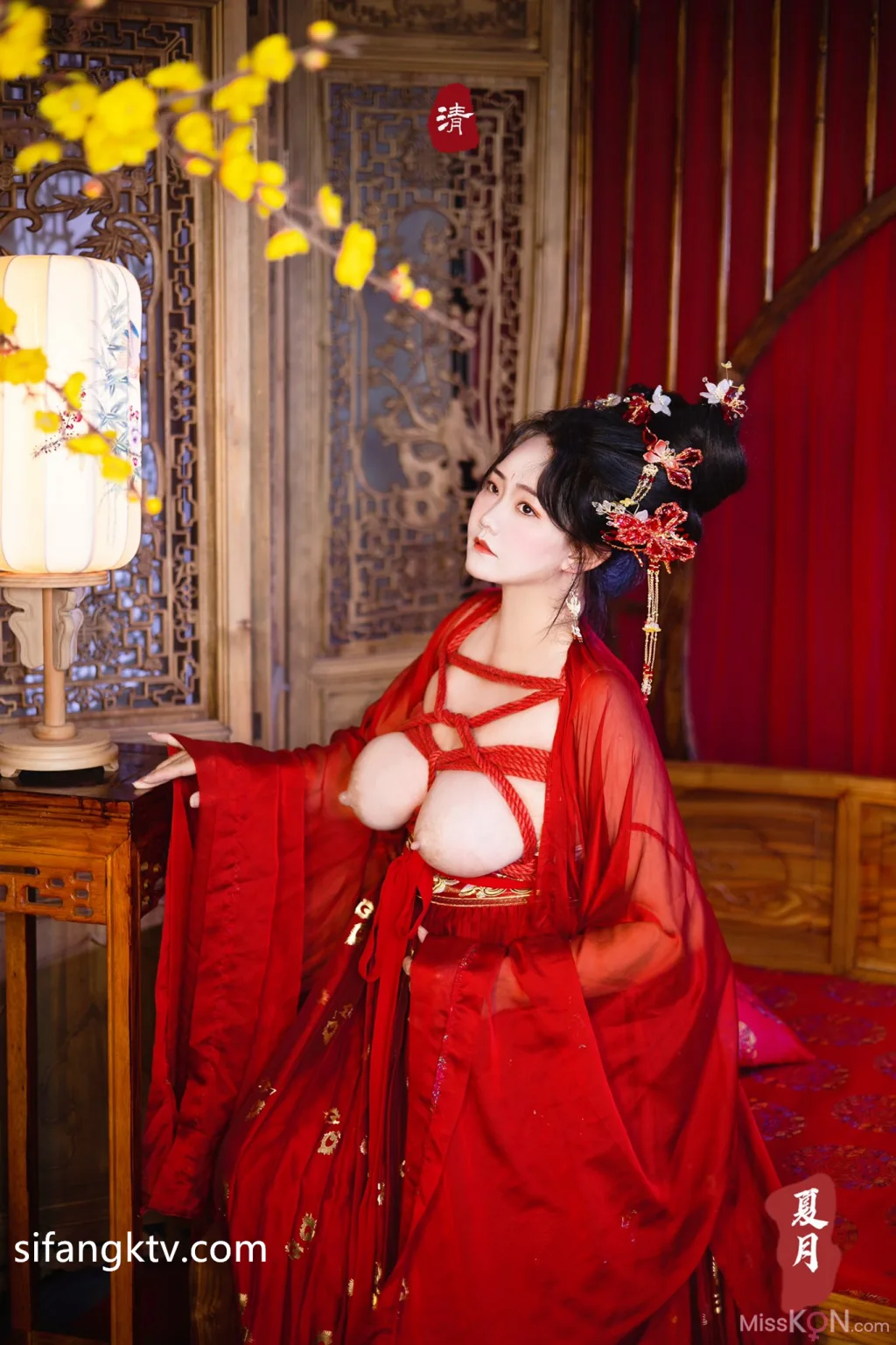 桃葡 & 夏月 & 落苏: X稀有古裝風 色影大神私拍甄選 (199 photos + 3 videos)