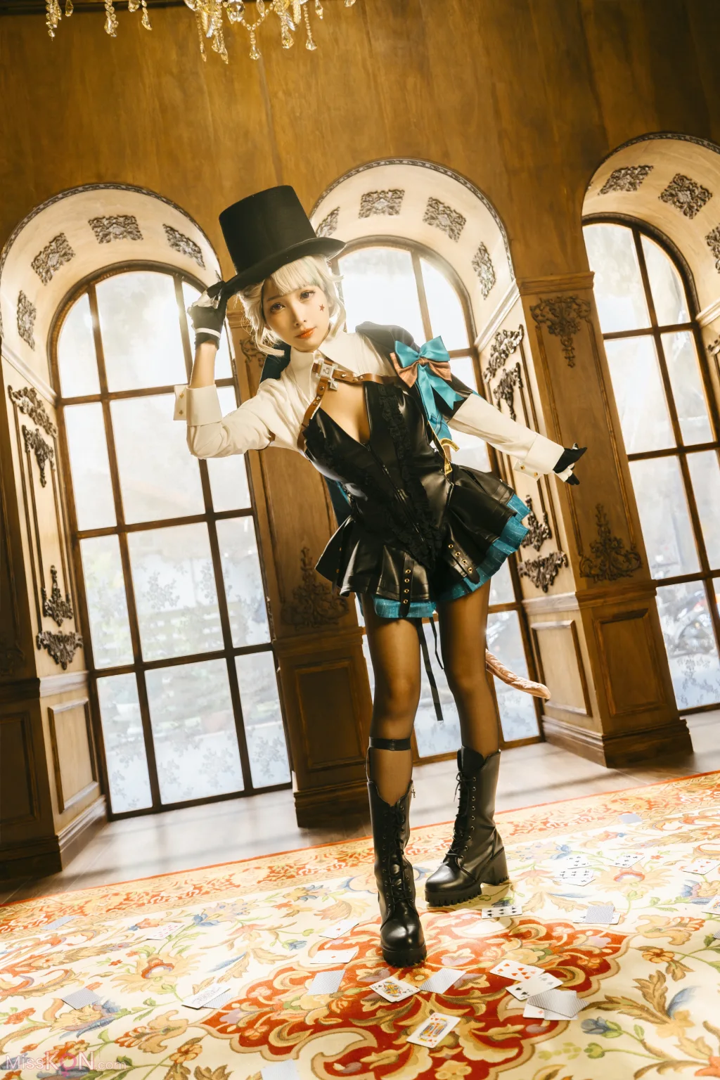 Coser@慕慕Momo: 原神 Genshin 琳妮特的色情魔術 室内 (56 photos) – Page 4