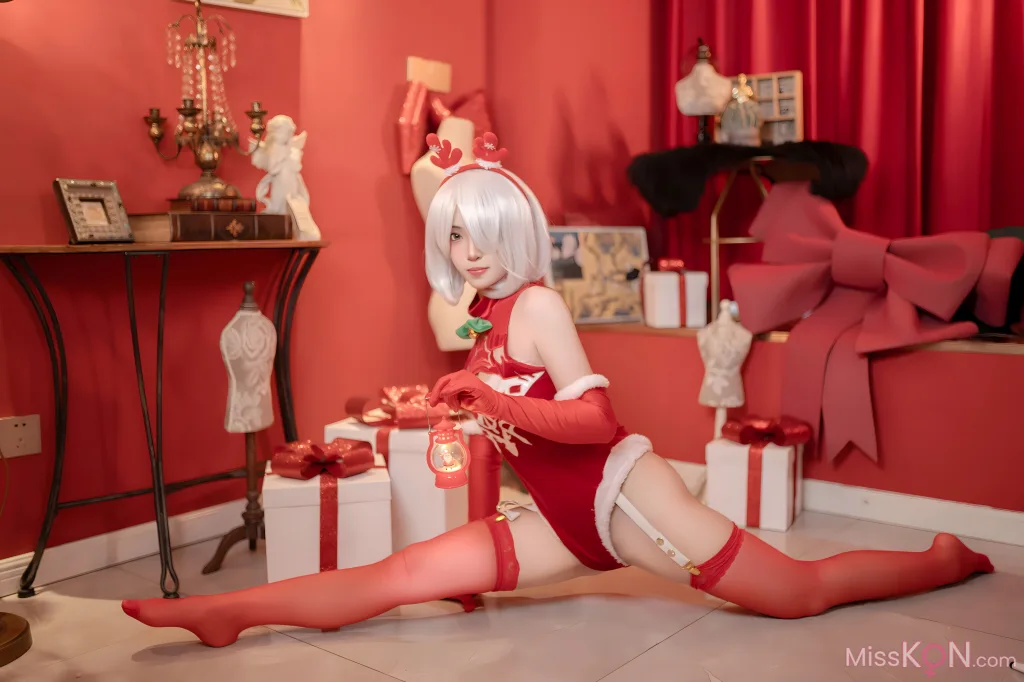 Coser@Bangni邦尼: 圣诞尼尔 红裙御姐 (132 photos) – Page 2