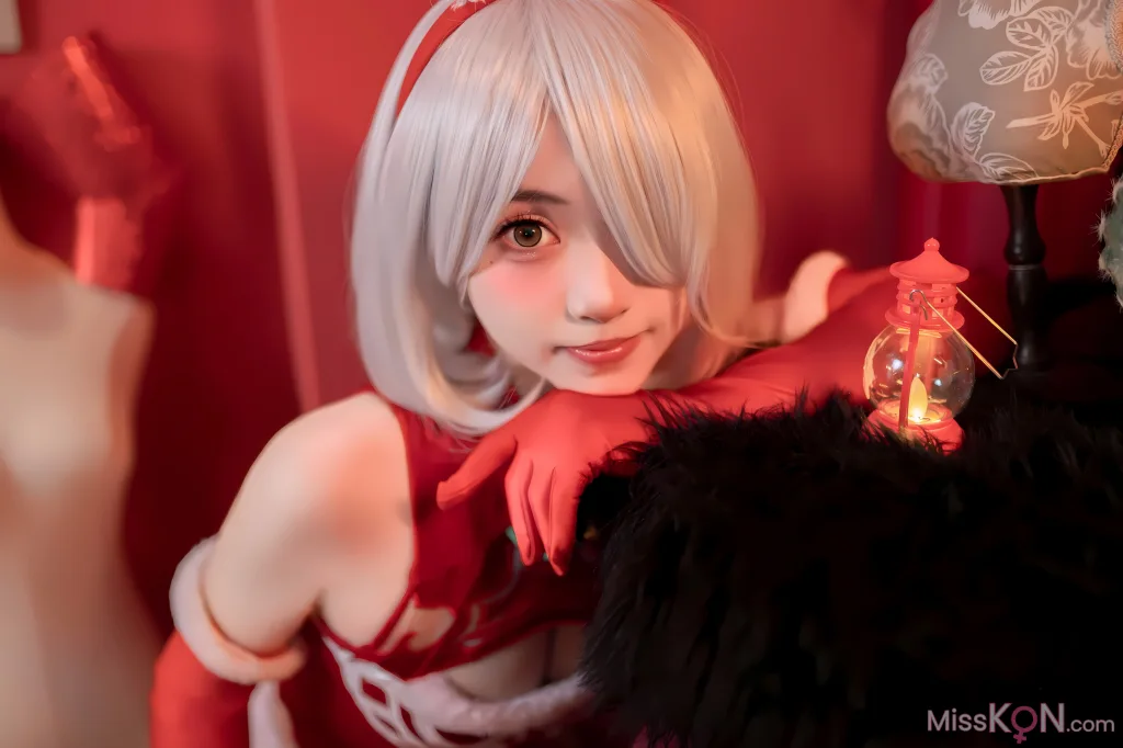 Coser@Bangni邦尼: 圣诞尼尔 红裙御姐 (132 photos) – Page 2