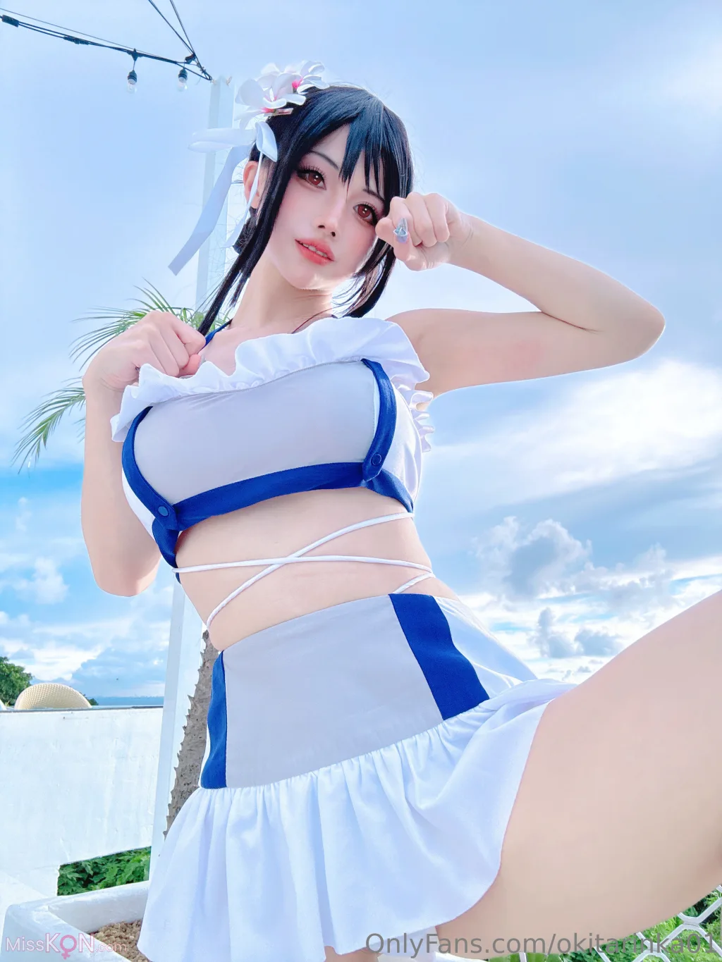 Coser@沖田凜花Rinka: Tifa (50 photos)