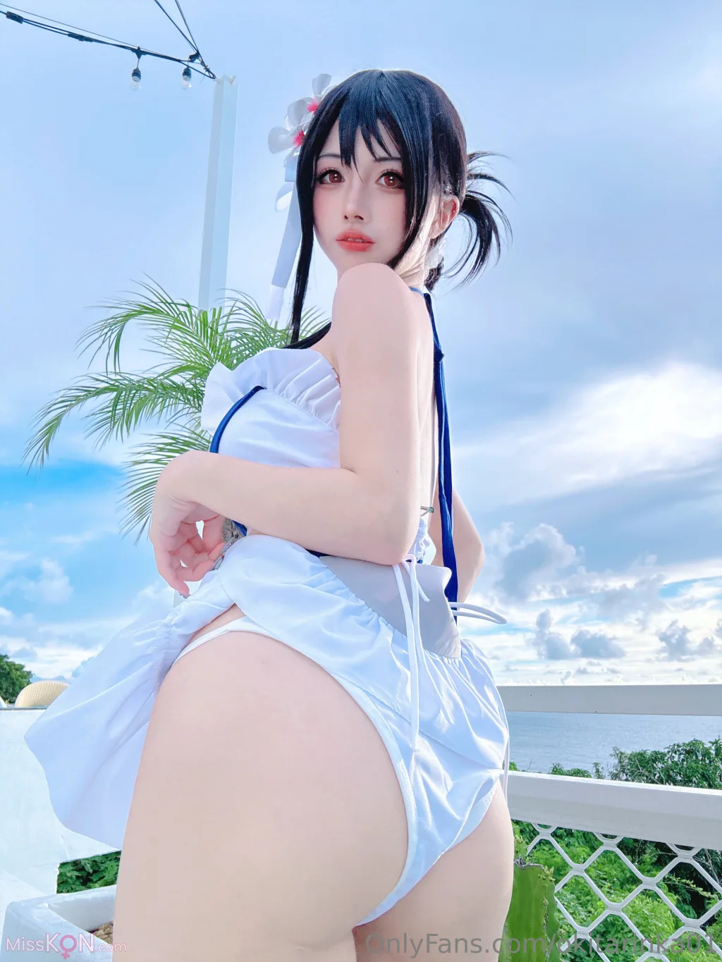 Coser@沖田凜花Rinka: Tifa (50 photos)
