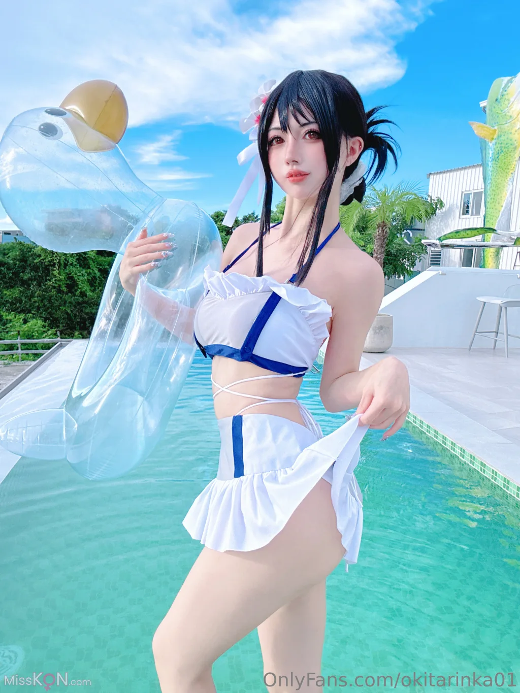 Coser@沖田凜花Rinka: Tifa (50 photos) – Page 2