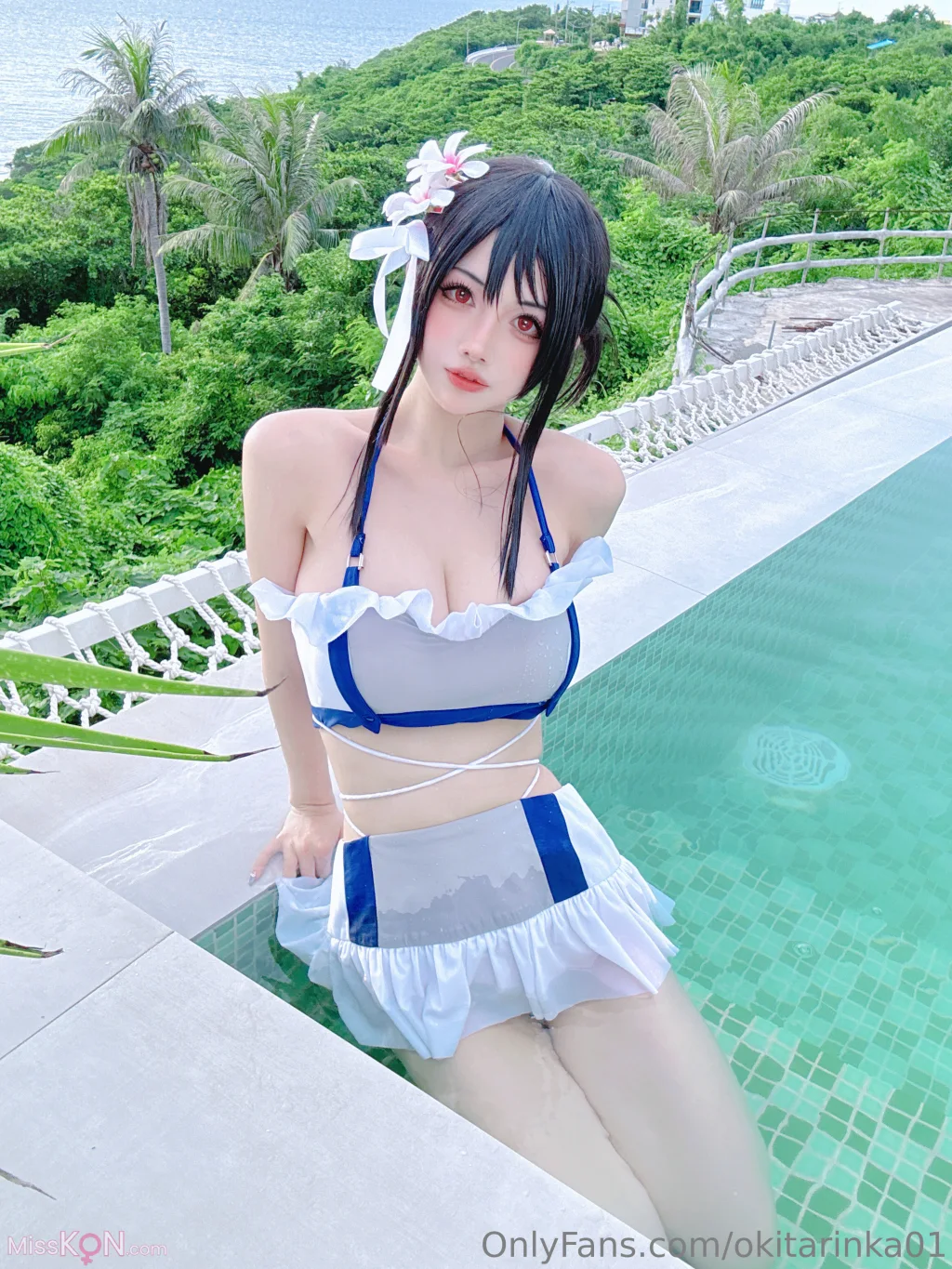 Coser@沖田凜花Rinka: Tifa (50 photos) – Page 2