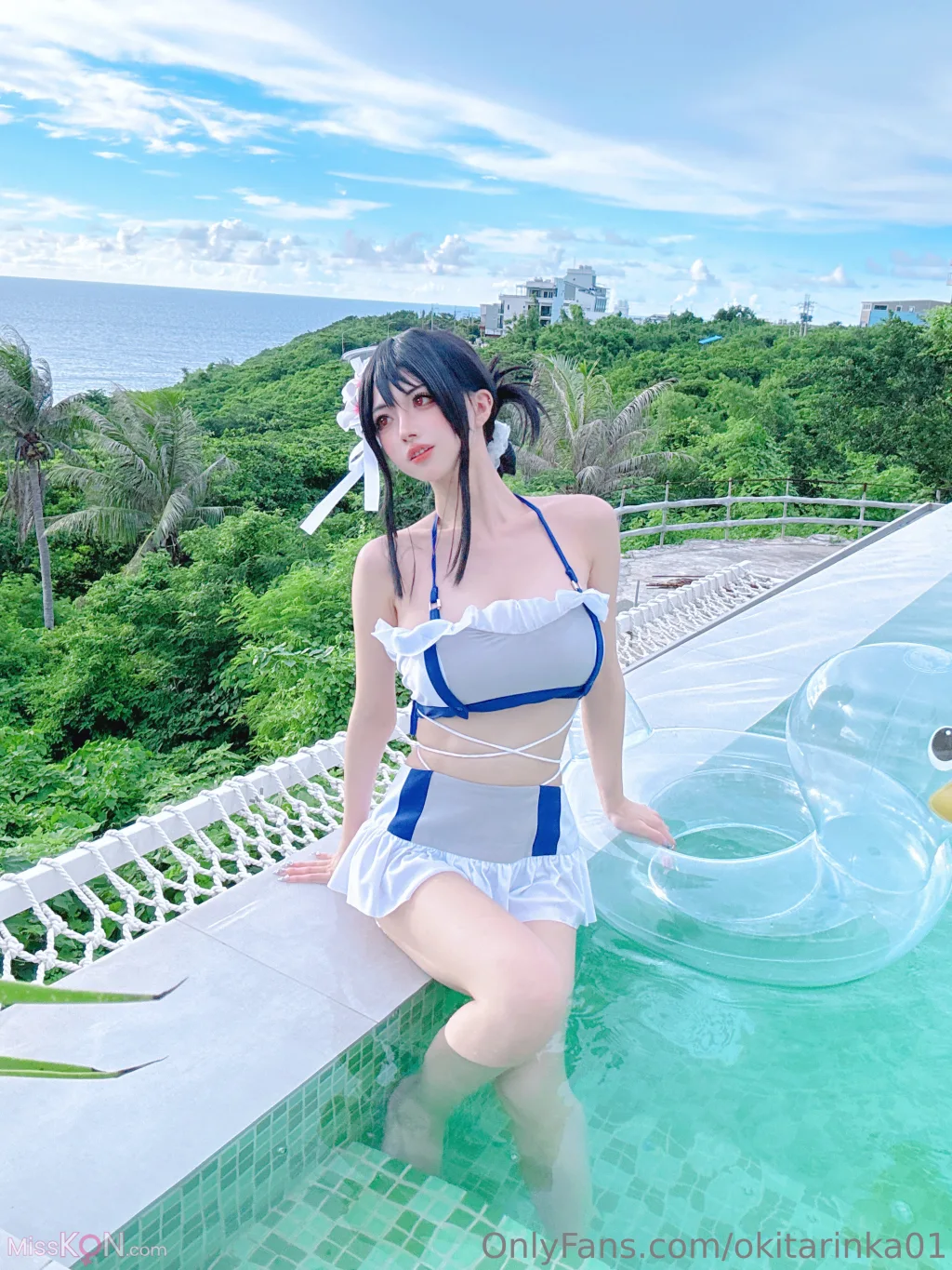 Coser@沖田凜花Rinka: Tifa (50 photos) – Page 2