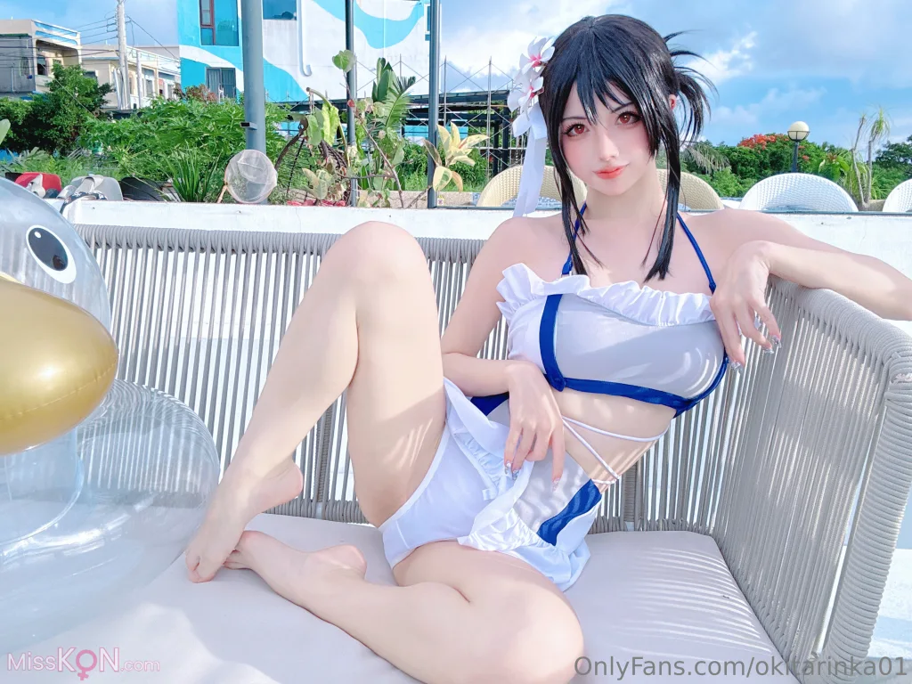 Coser@沖田凜花Rinka: Tifa (50 photos) – Page 2