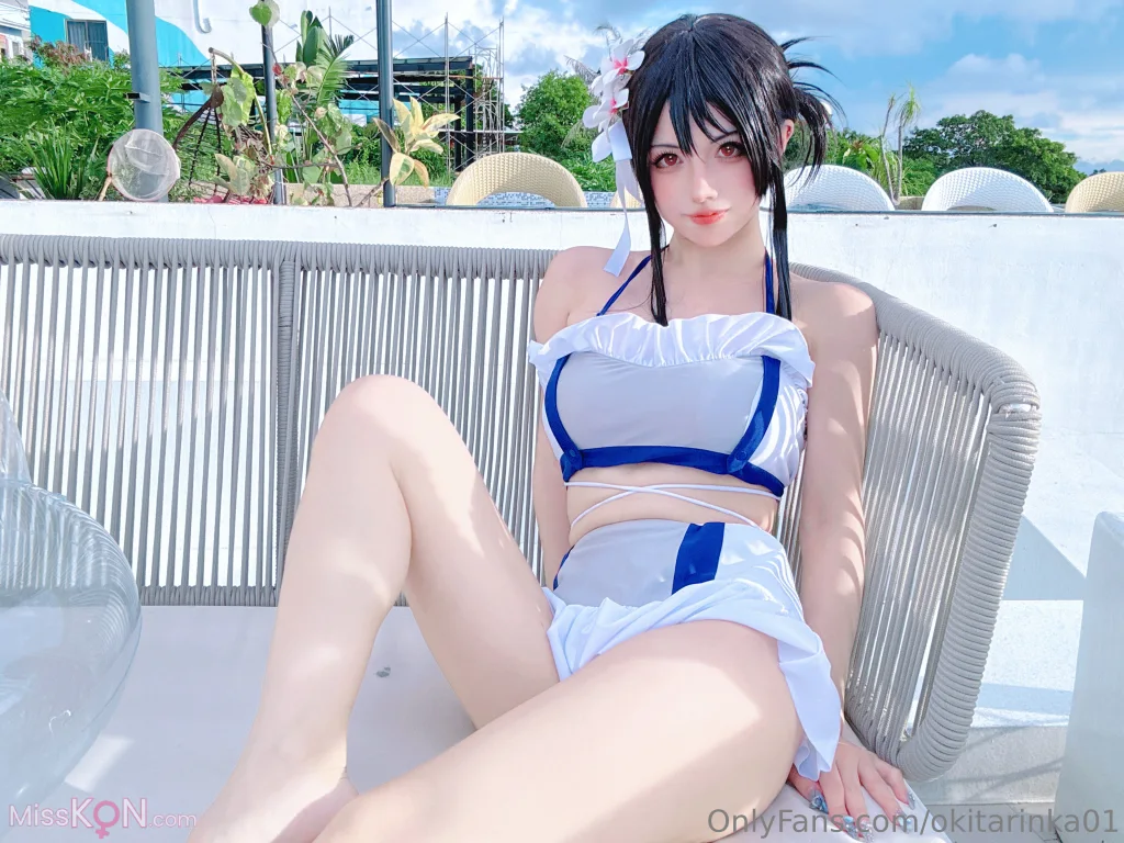 Coser@沖田凜花Rinka: Tifa (50 photos) – Page 2