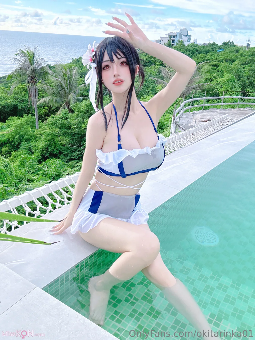 Coser@沖田凜花Rinka: Tifa (50 photos) – Page 3