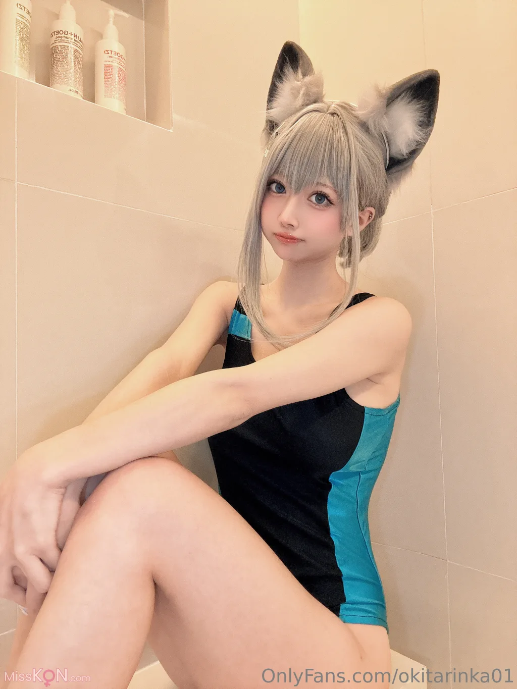 Coser@沖田凜花Rinka: Blue Archive (50 photos)