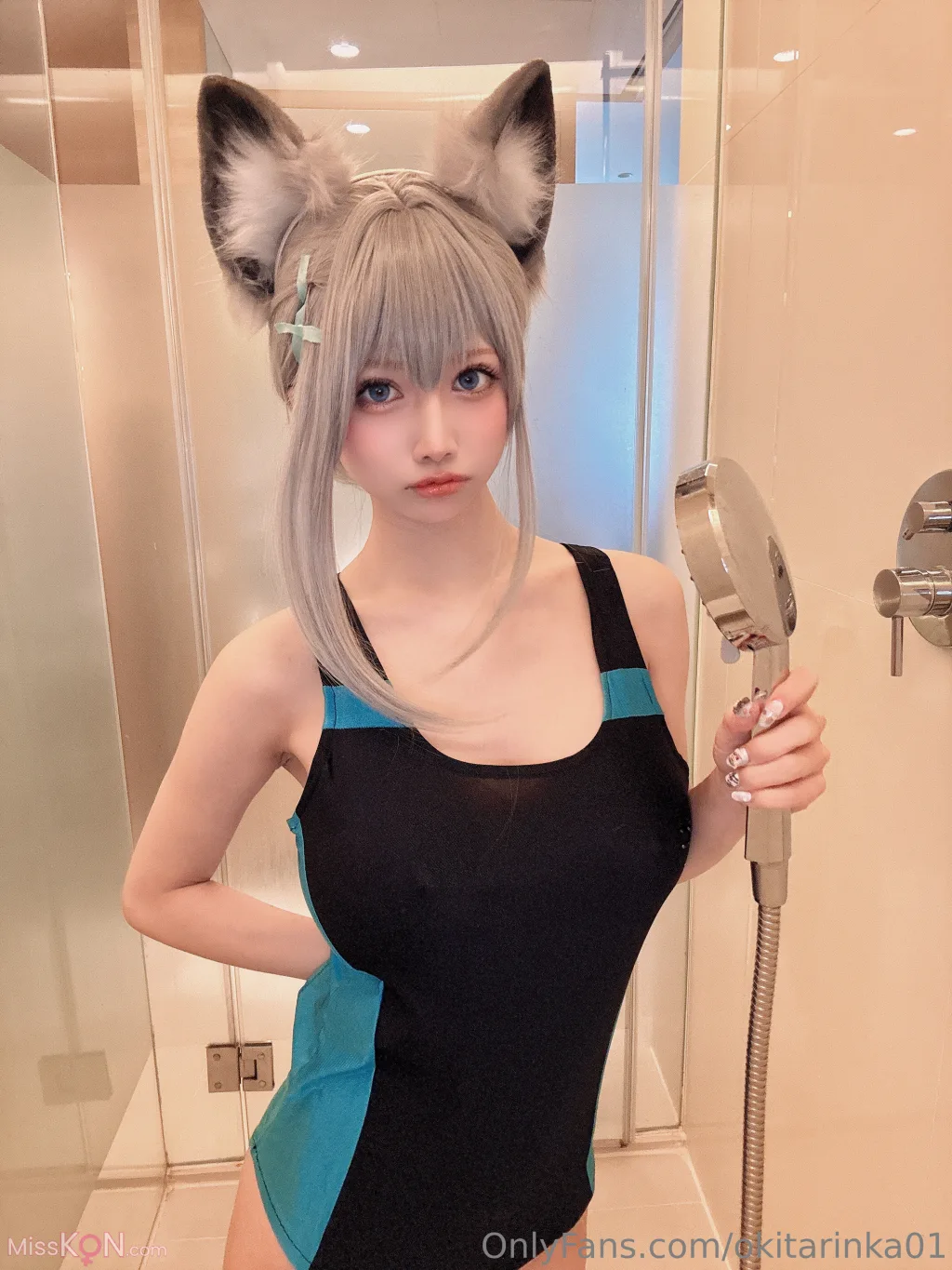 Coser@沖田凜花Rinka: Blue Archive (50 photos)