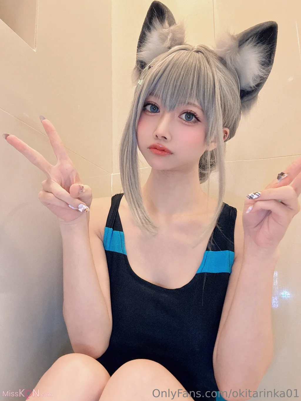 Coser@沖田凜花Rinka: Blue Archive (50 photos) – Page 2