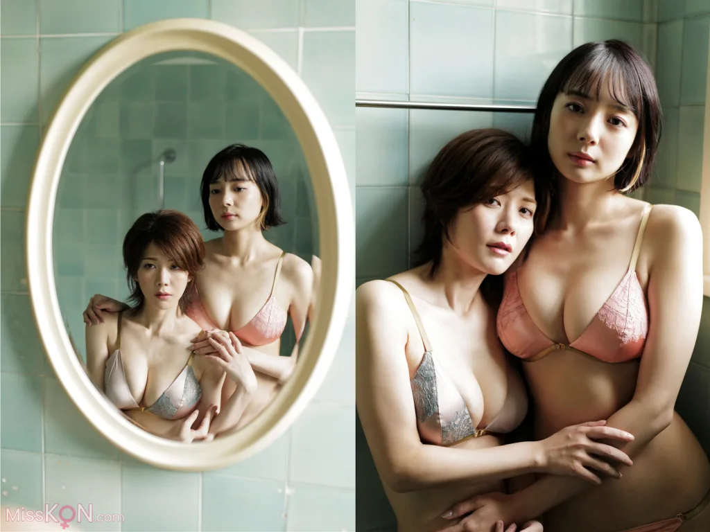 [JP] Mari Takamiya (高宮まり) & Sayaka Okada (岡田紗佳): 週刊ポストデジタル写真集 『牌 x 牌 Ⅱ』 (50 photos) – Page 2