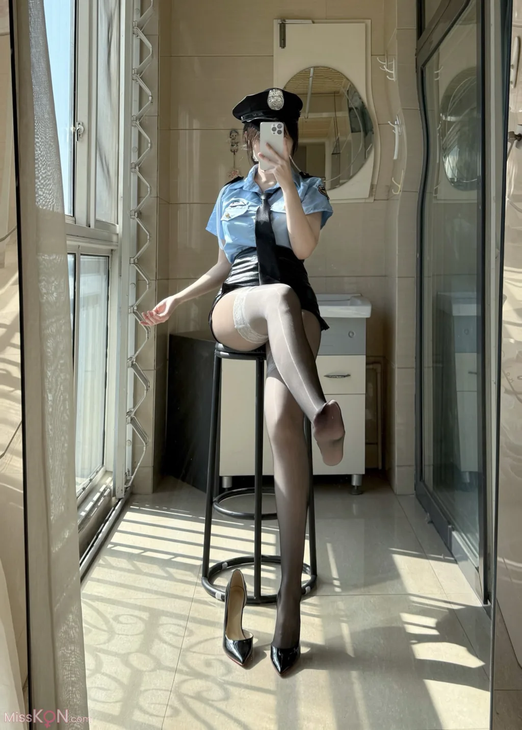 Coser@不可爱羚: 高价定制 女警制服 (48 photos + 8 videos)