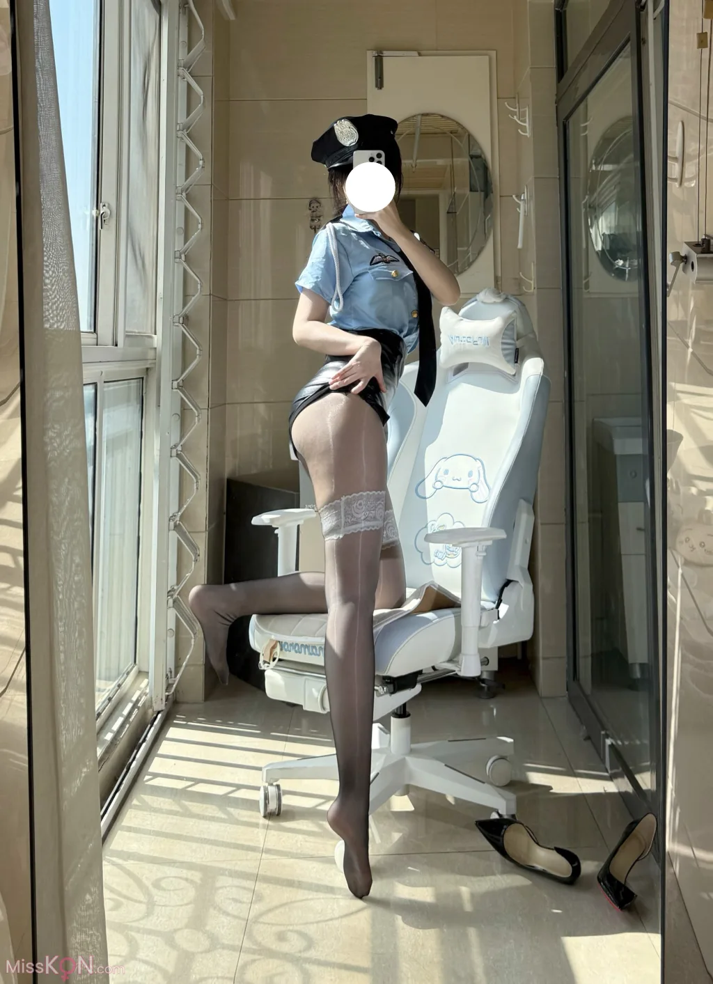 Coser@不可爱羚: 高价定制 女警制服 (48 photos + 8 videos)