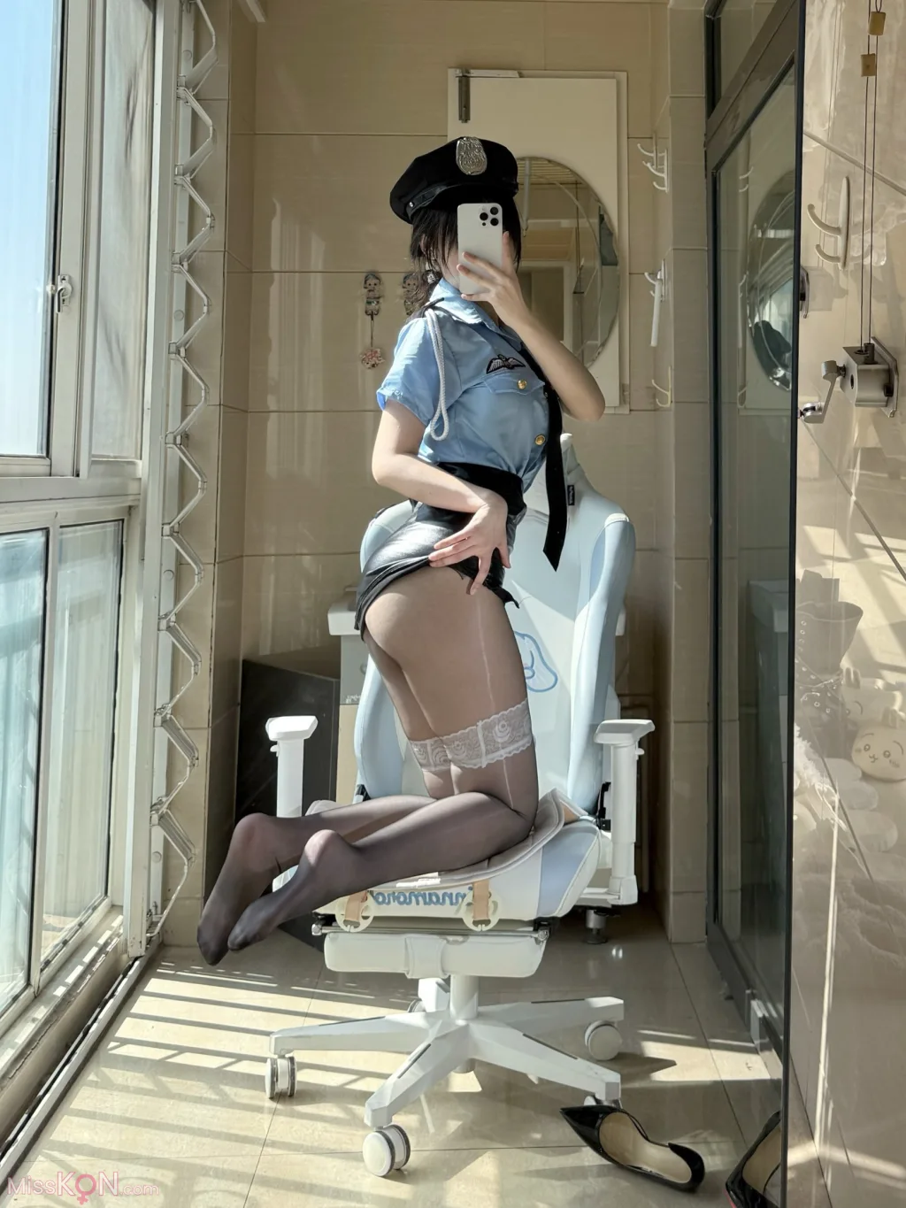 Coser@不可爱羚: 高价定制 女警制服 (48 photos + 8 videos)