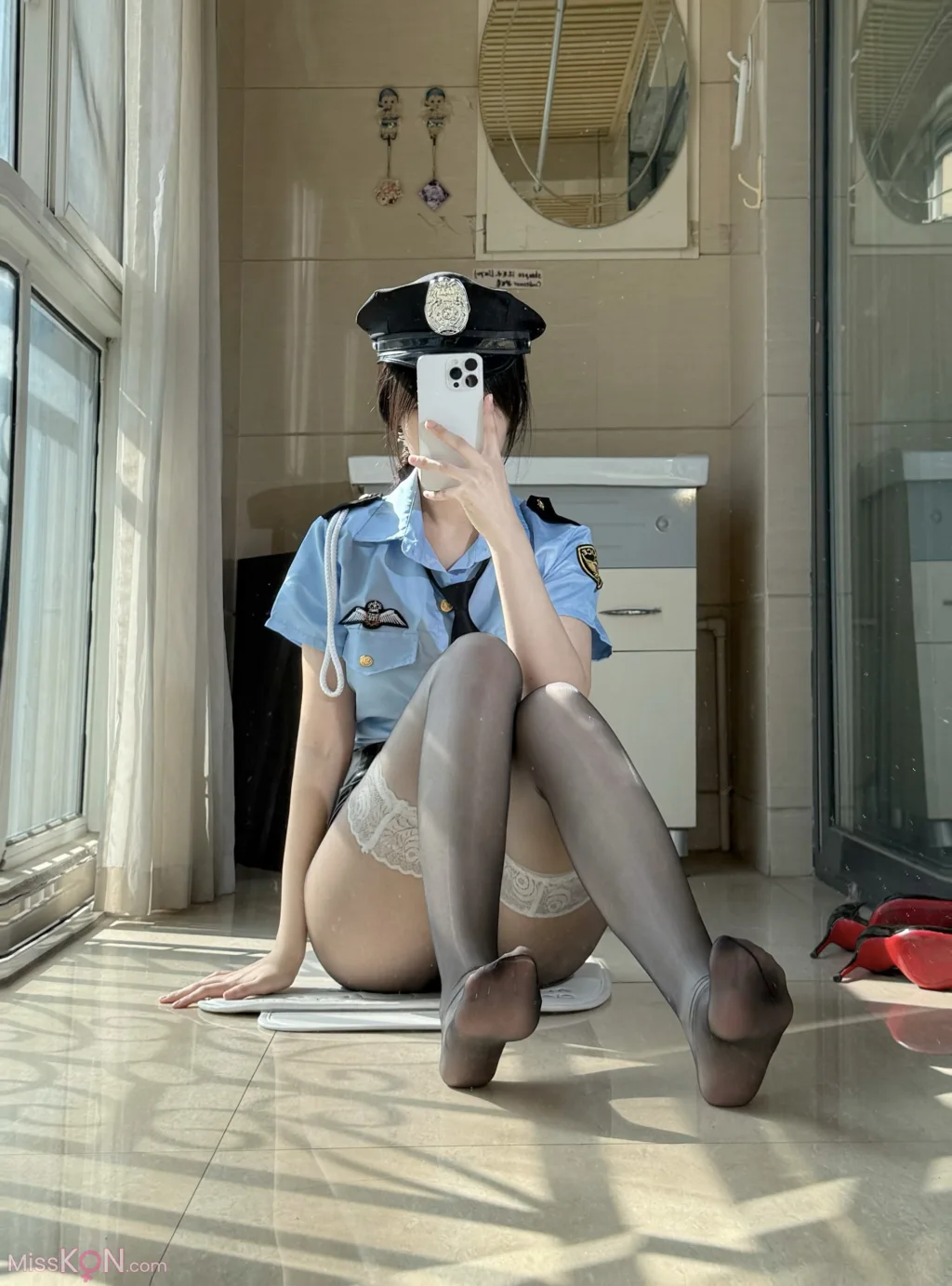 Coser@不可爱羚: 高价定制 女警制服 (48 photos + 8 videos) – Page 3