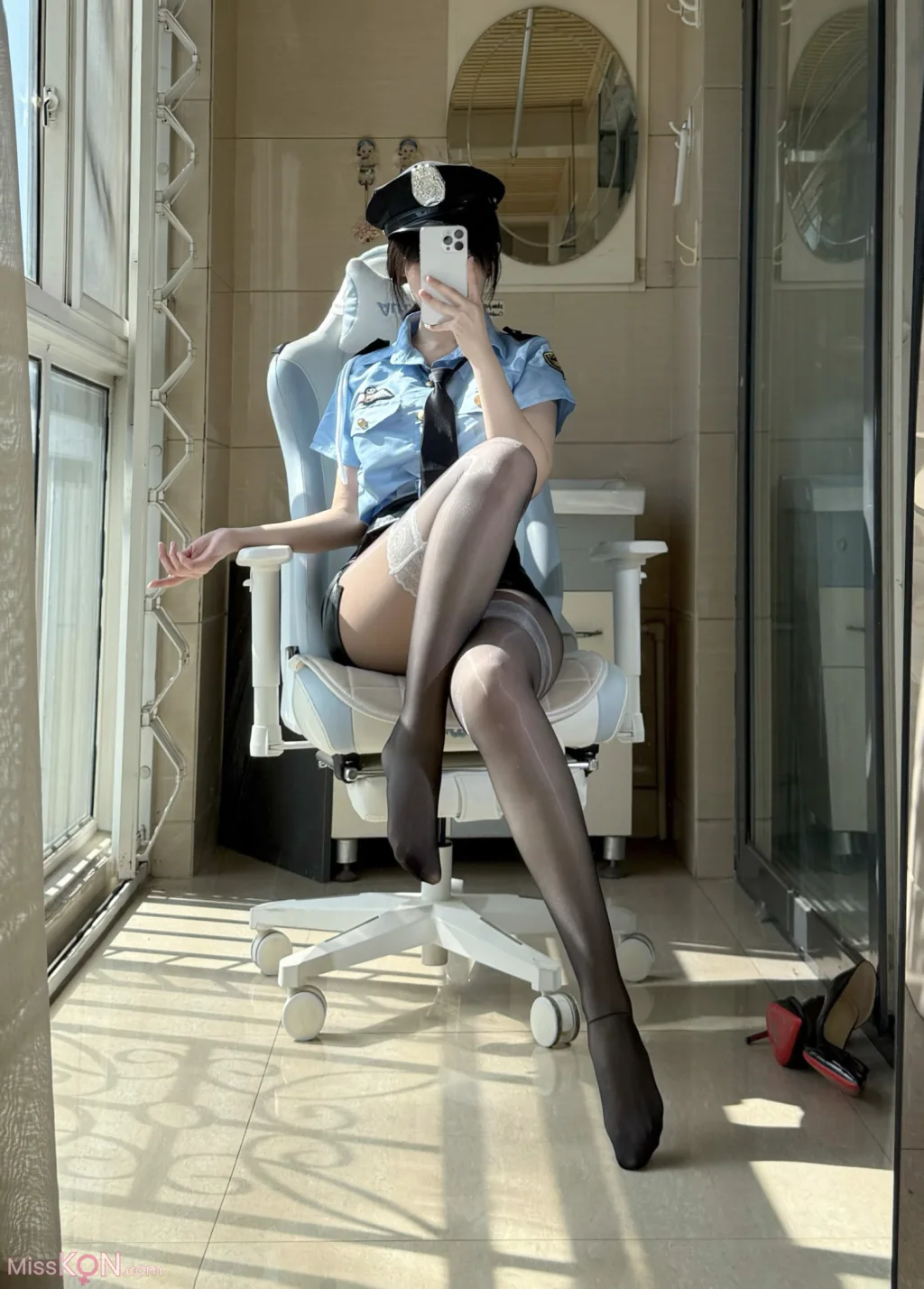 Coser@不可爱羚: 高价定制 女警制服 (48 photos + 8 videos) – Page 3