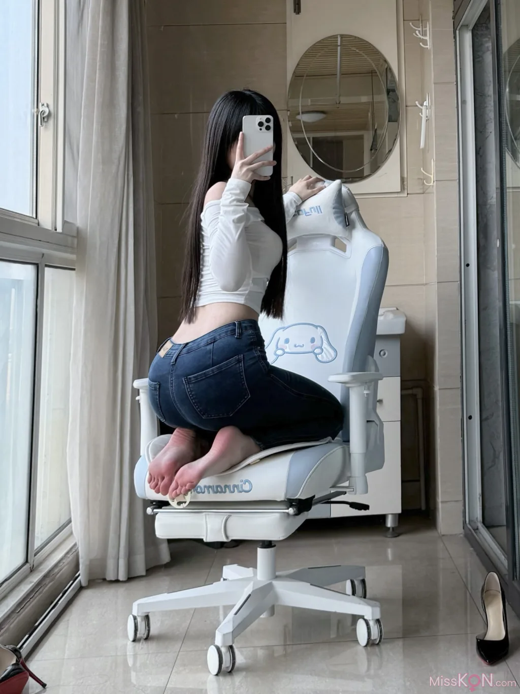 Coser@不可爱羚: 牛仔裤 (28 photos + 7 videos)