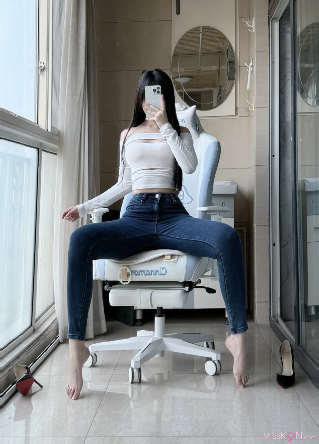 Coser@不可爱羚: 牛仔裤 (28 photos + 7 videos) – Page 3