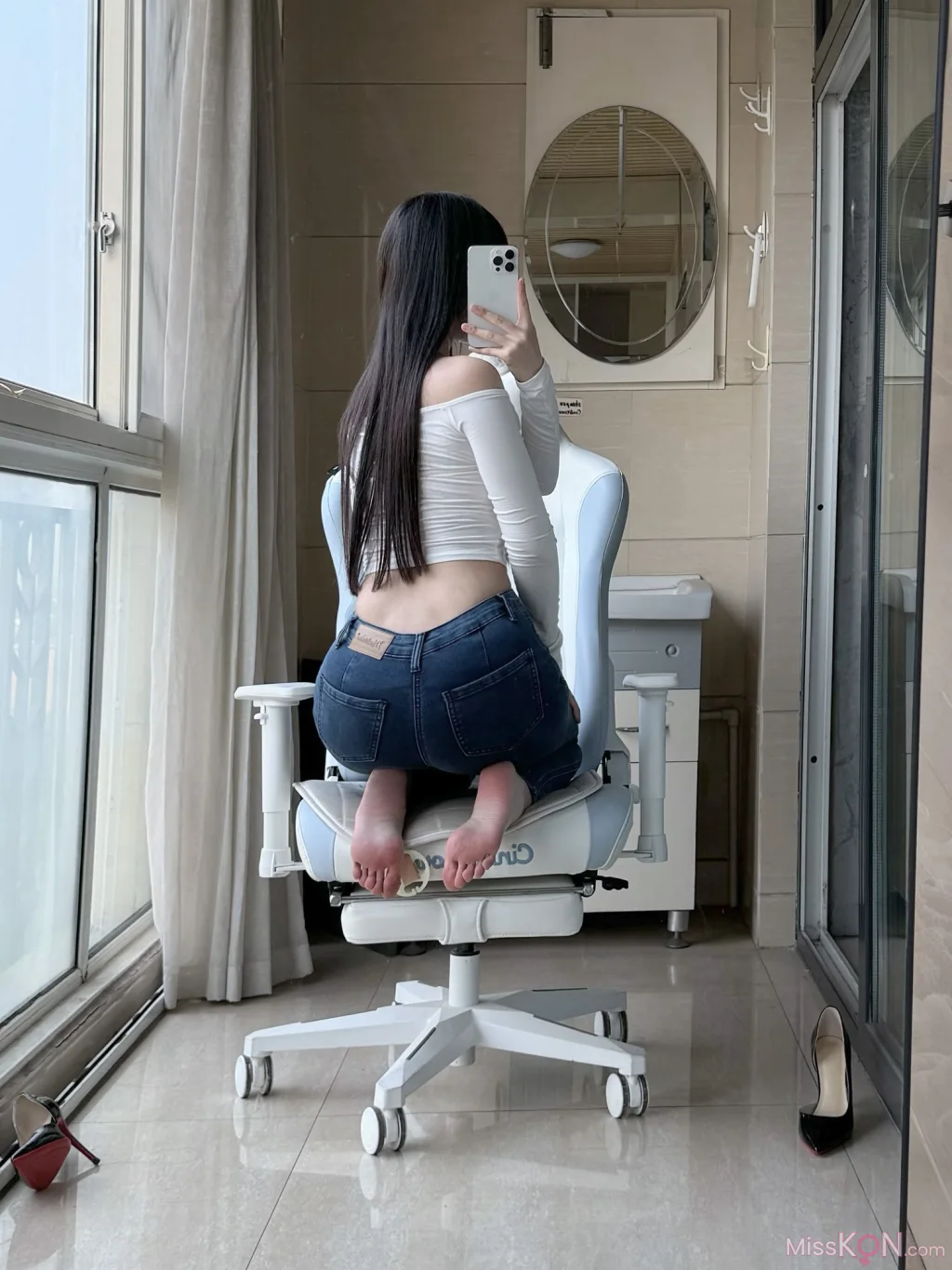 Coser@不可爱羚: 牛仔裤 (28 photos + 7 videos) – Page 3