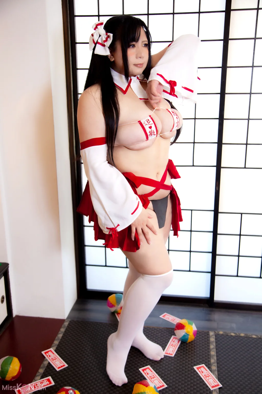 Coser@蝶月真綾: 裏巫女の遊穢れ (199 photos) – Page 3