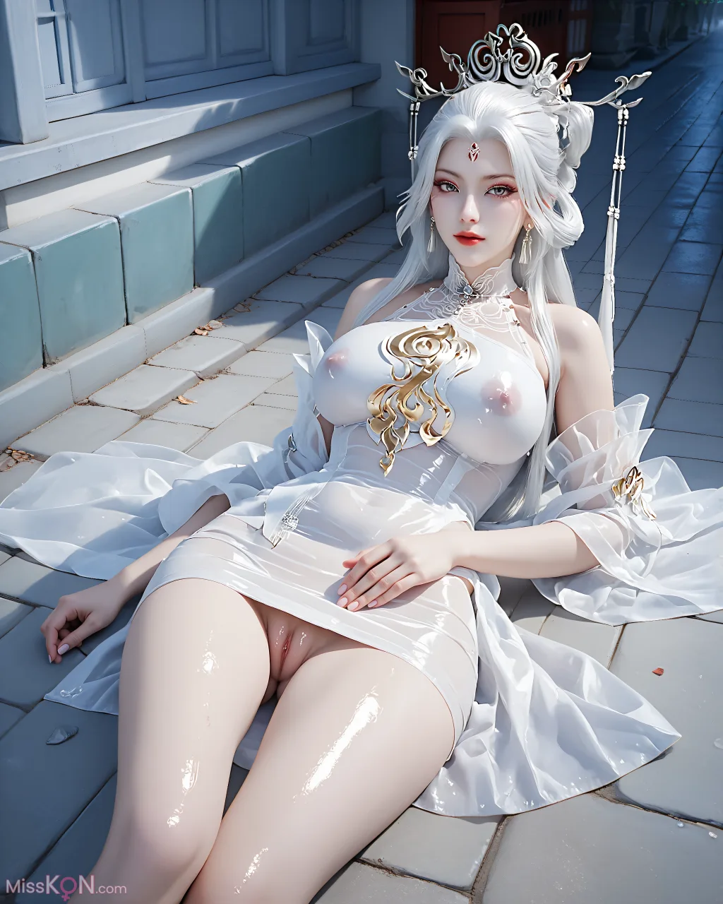 [AI Generated] 小白(诛仙3)-白衣单车痴汉 (101 photos) – Page 2