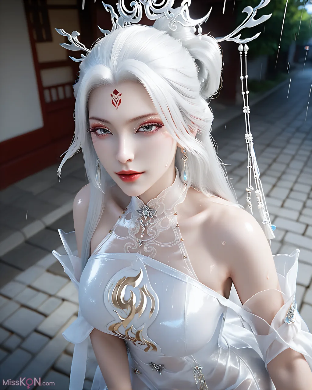 [AI Generated] 小白(诛仙3)-白衣单车痴汉 (101 photos) – Page 2