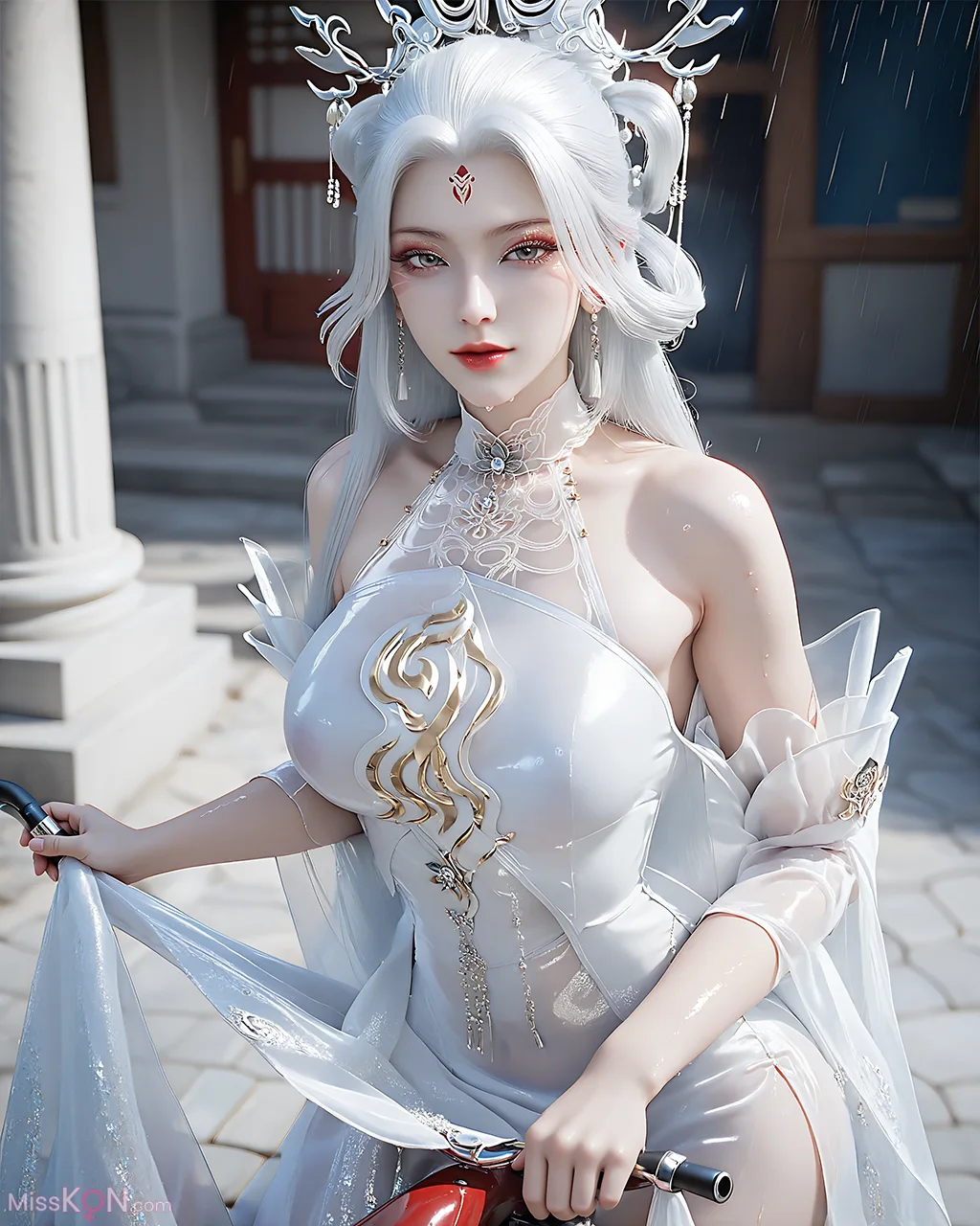 [AI Generated] 小白(诛仙3)-白衣单车痴汉 (101 photos) – Page 3