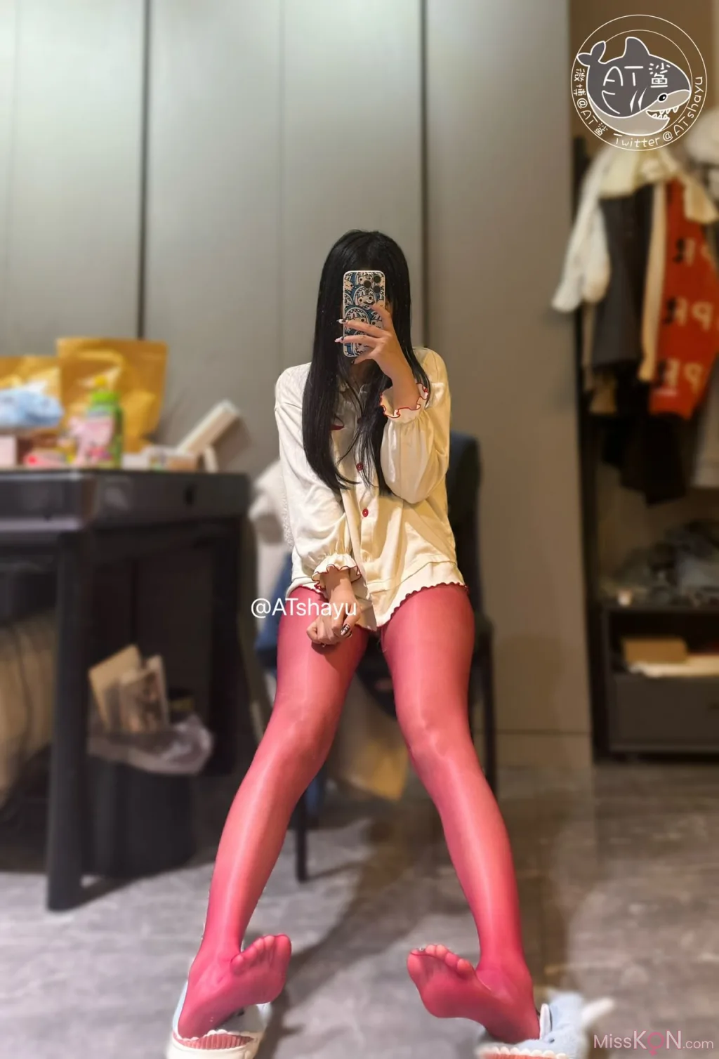 Coser@AT鲨: 红丝 (21 photos)