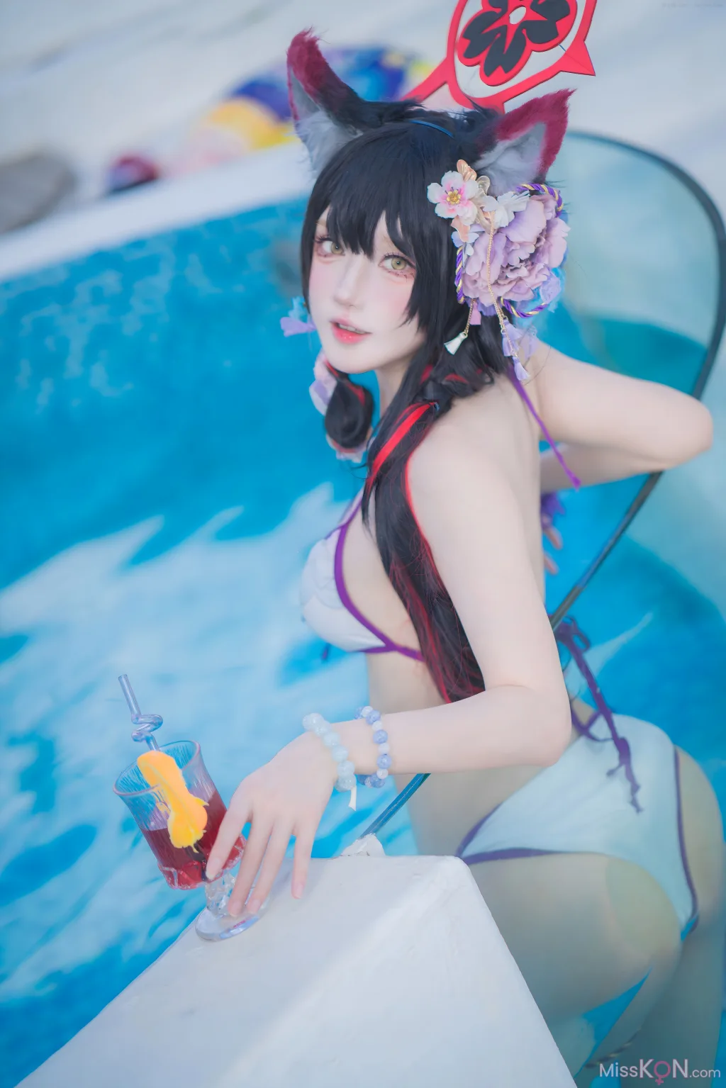 Coser@阿包也是兔娘: 蔚蓝档案 狐坂若藻 水着 (32 photos) – Page 2