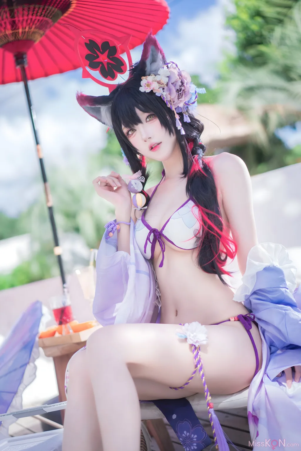 Coser@阿包也是兔娘: 蔚蓝档案 狐坂若藻 水着 (32 photos) – Page 3