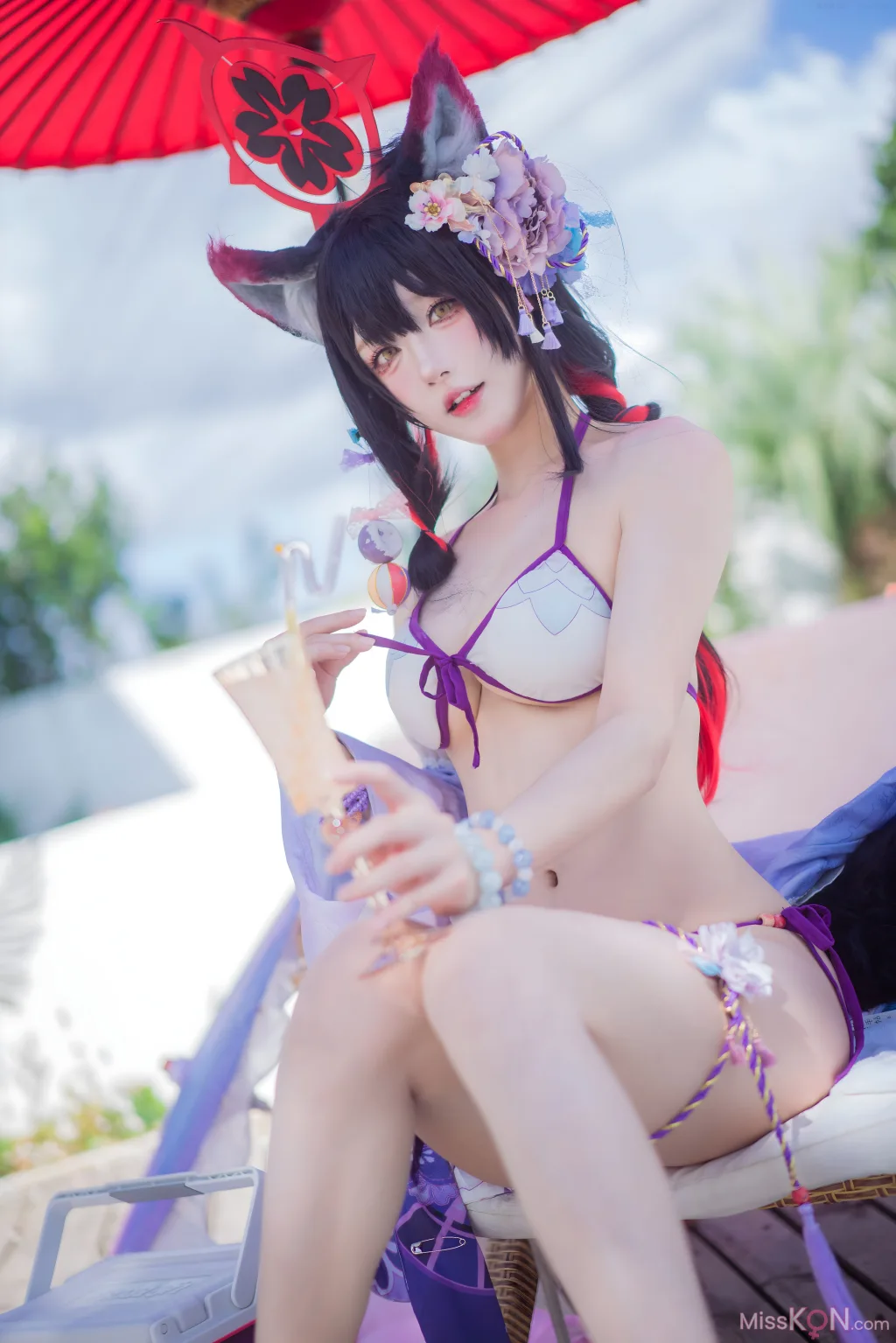 Coser@阿包也是兔娘: 蔚蓝档案 狐坂若藻 水着 (32 photos) – Page 3