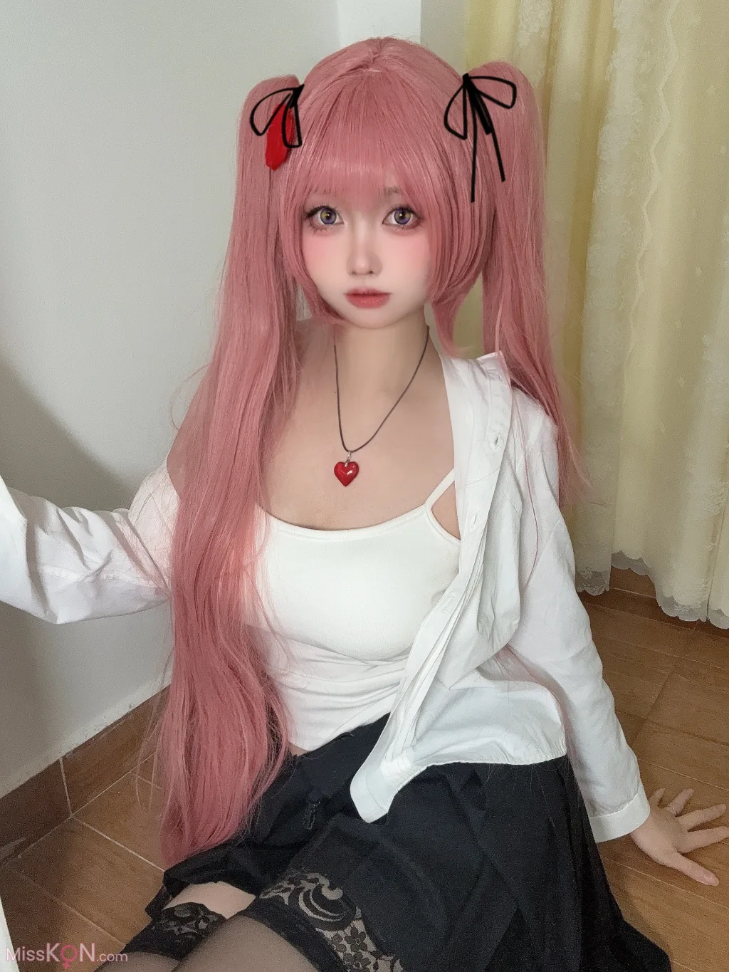 Coser@洛桑w伊梓: 会员专属 学妹黄裙 (34 photos)