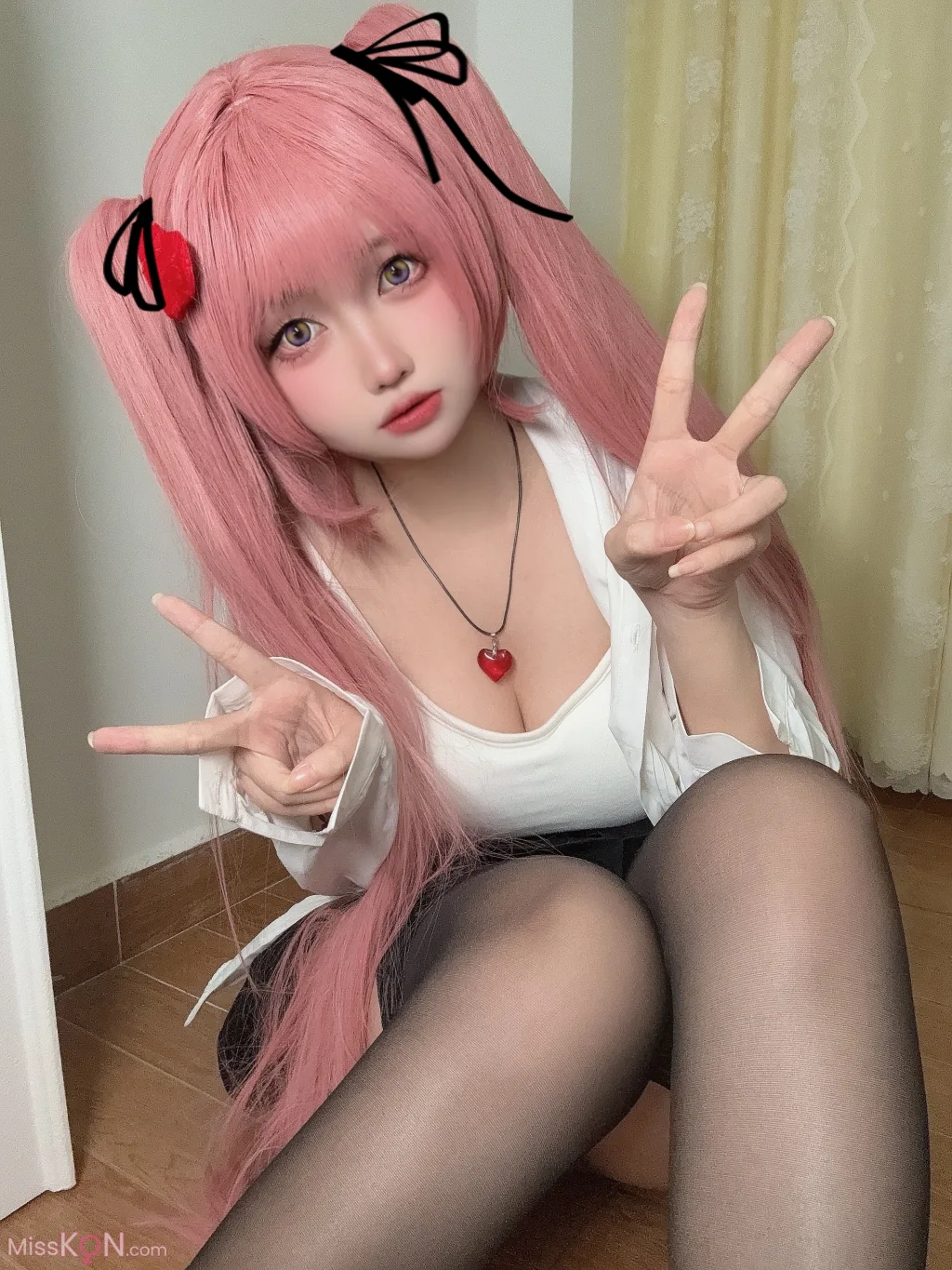 Coser@洛桑w伊梓: 会员专属 学妹黄裙 (34 photos)