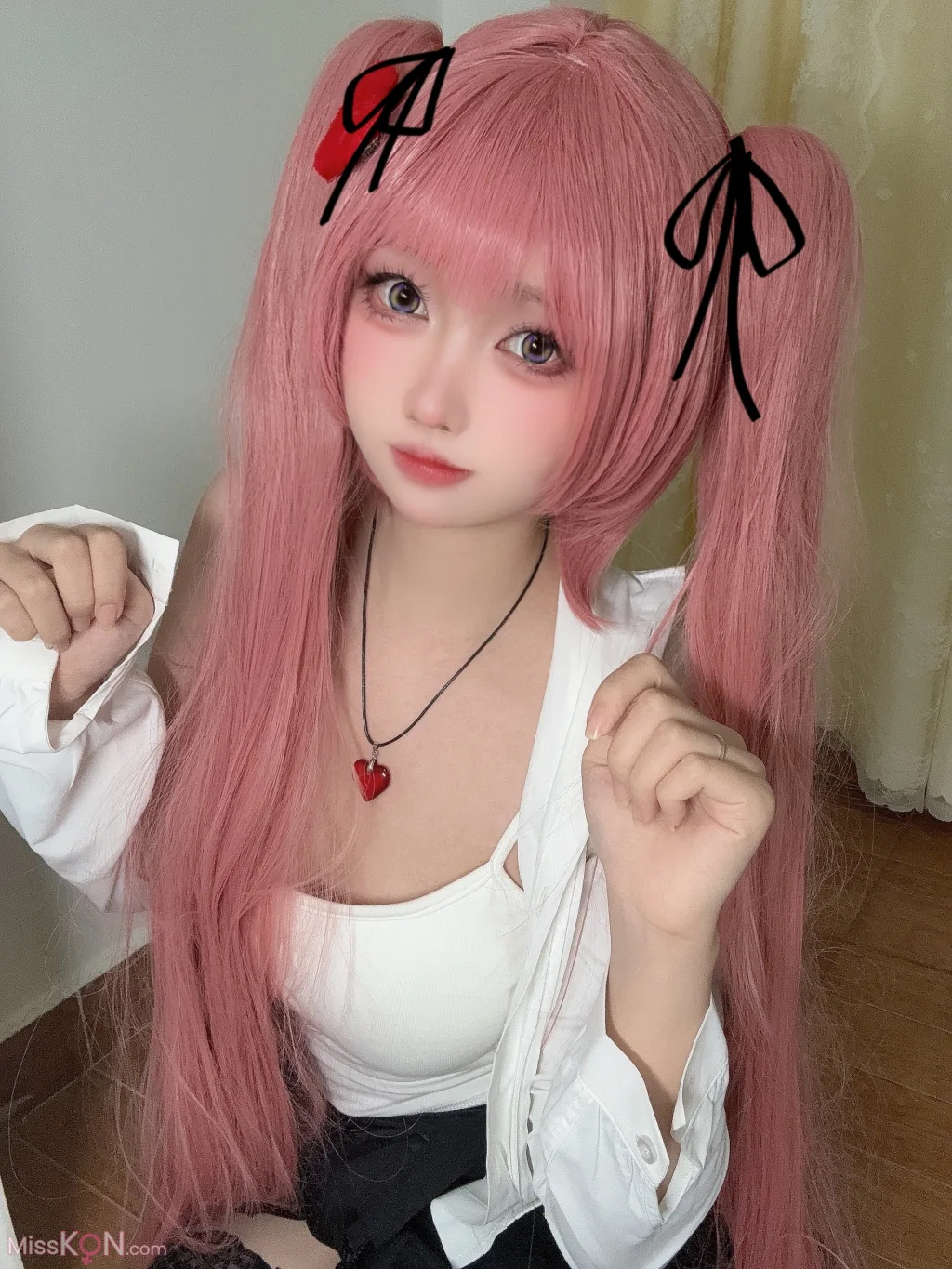 Coser@洛桑w伊梓: 会员专属 学妹黄裙 (34 photos)