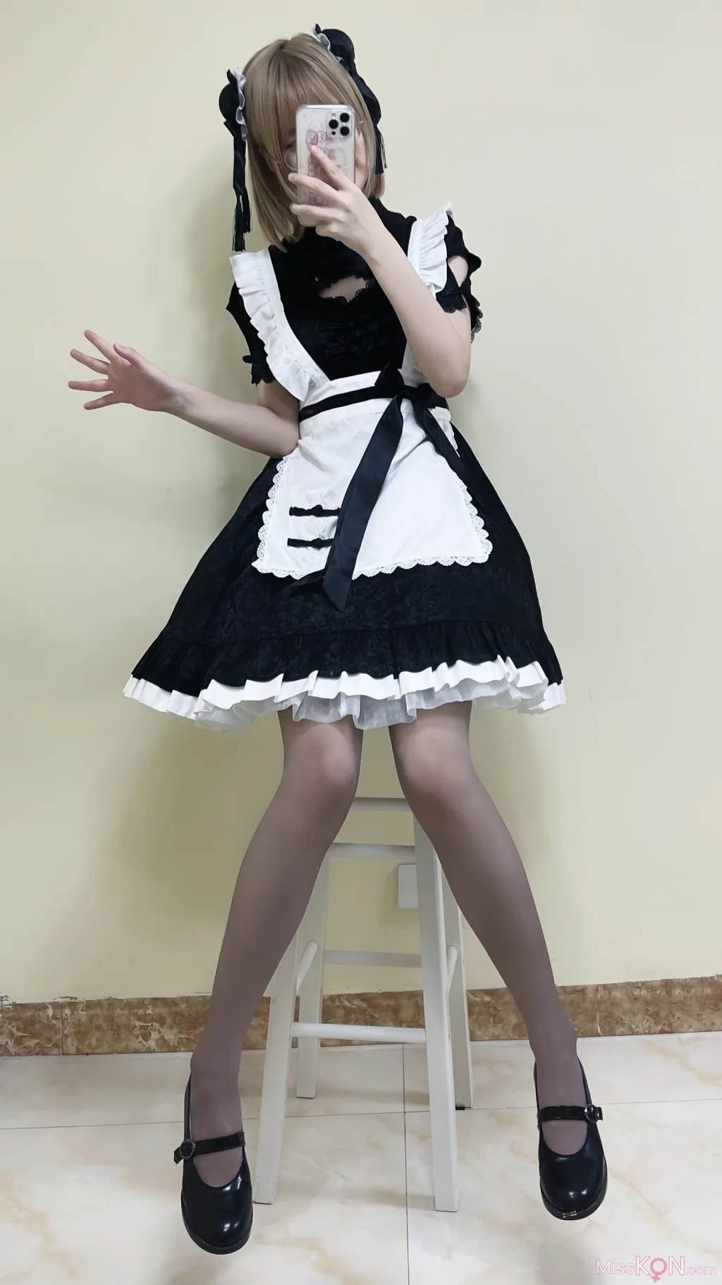 Coser@幼愛Youmeko: 女仆中华娘 (27 photos)