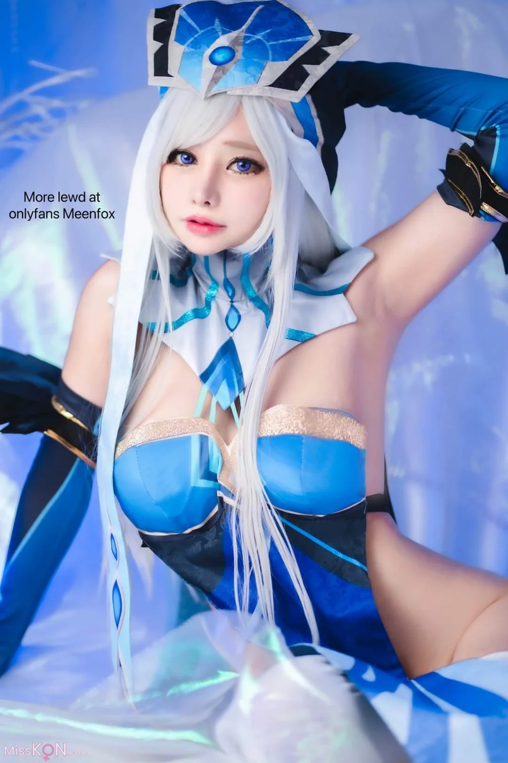 Coser@MeenFox: Genshin Impact – 神鹤镜少女 (34 photos)