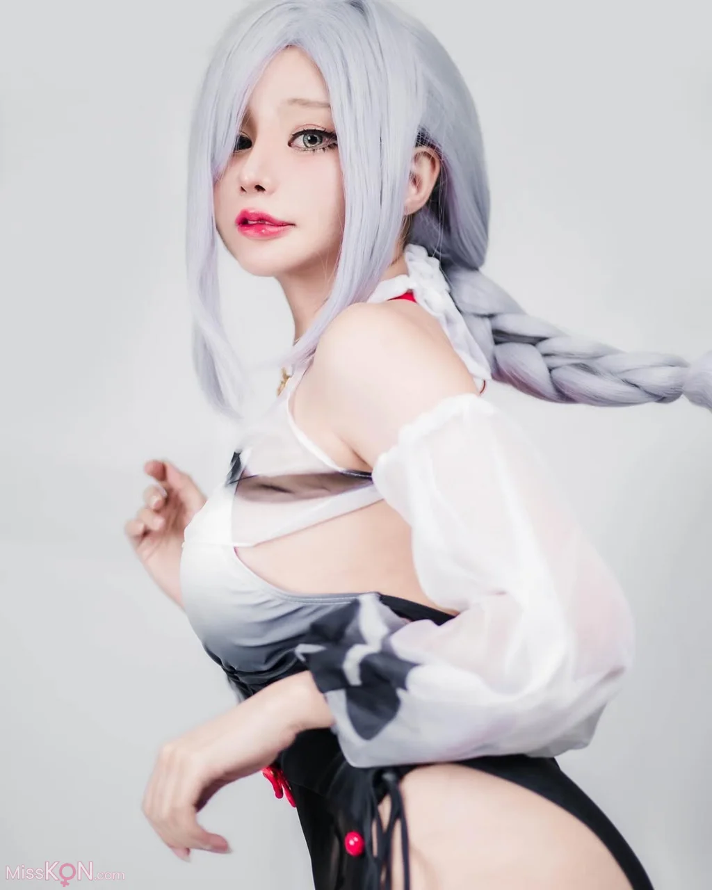 Coser@MeenFox: Genshin Impact – 神鹤镜少女 (34 photos)