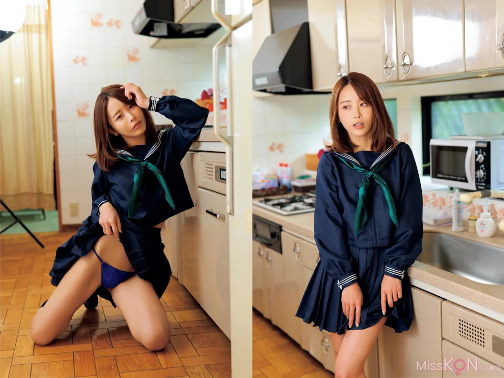 [JP] いくみ (193iKkyu3): アサ芸Secret！デジタル写真集 姉セーラースペシャル いくみ ふたりだけの秘密だよ (37 photos) – Page 2