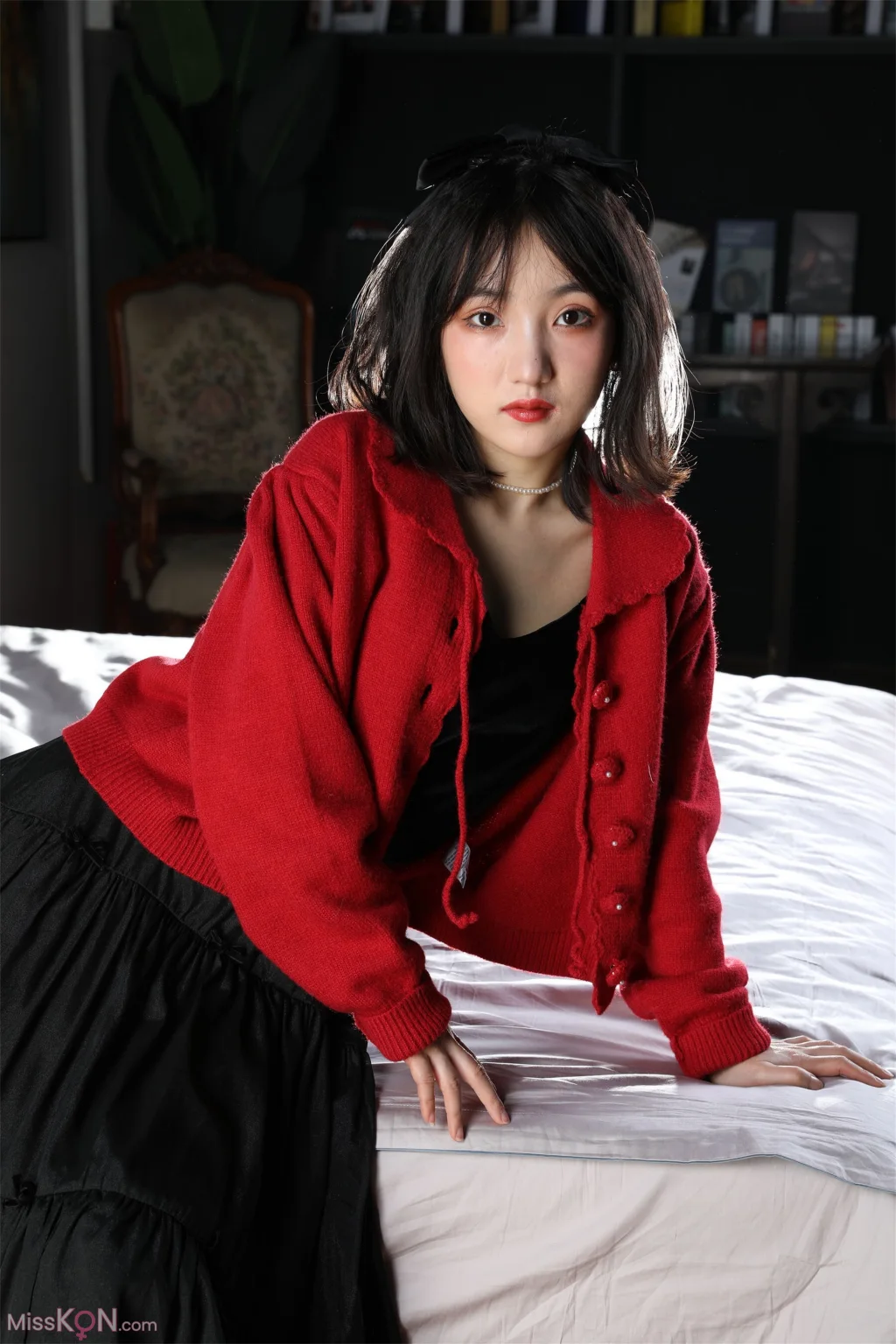 [Private Photoshoot] 小不点: 行色模特 黑色礼服 (150 photos) – Page 2