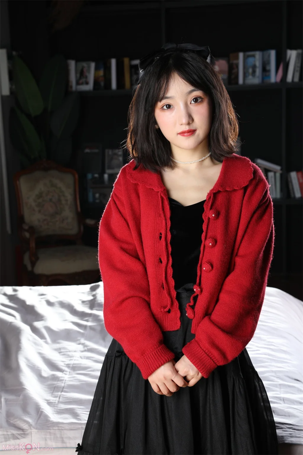 [Private Photoshoot] 小不点: 行色模特 黑色礼服 (150 photos) – Page 3