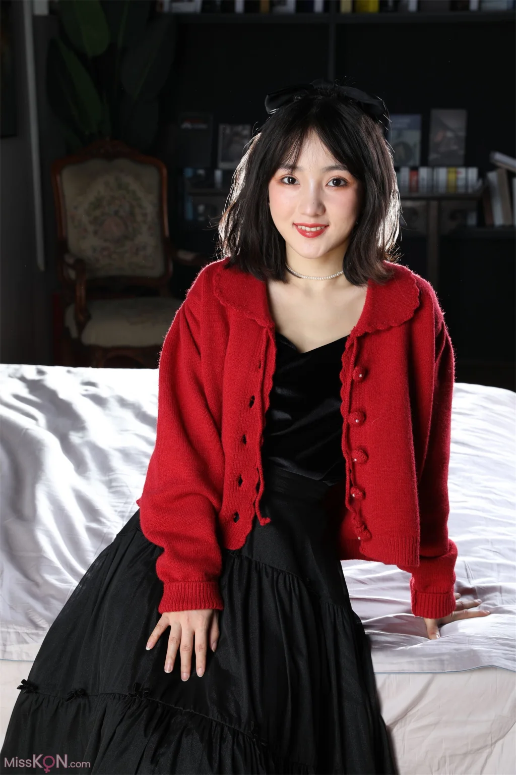 [Private Photoshoot] 小不点: 行色模特 黑色礼服 (150 photos) – Page 4