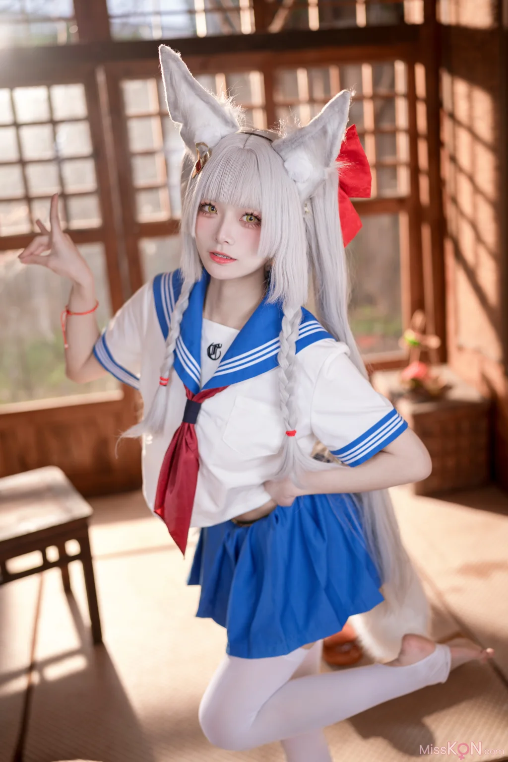 Coser@九柒喵: 朝凪 JK (37 photos)