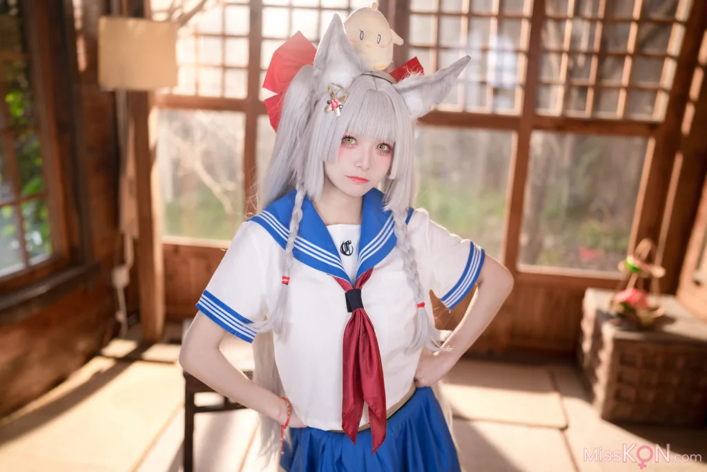 Coser@九柒喵: 朝凪 JK (37 photos)