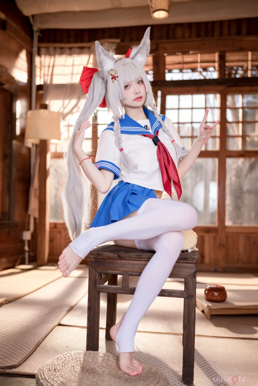 Coser@九柒喵: 朝凪 JK (37 photos)